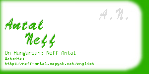 antal neff business card